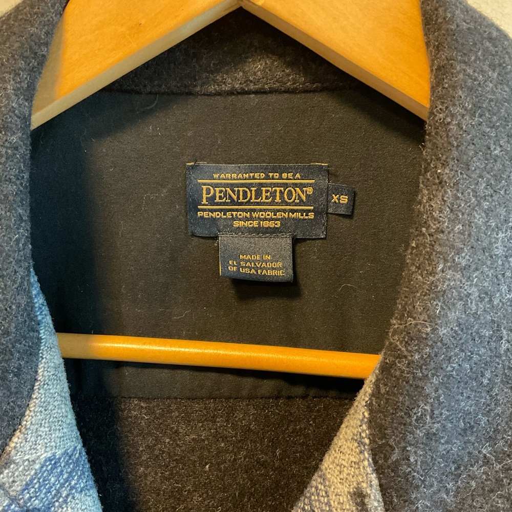 Pendleton Jacket Xs Charcoal Gray - image 2